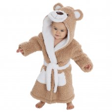 18C816: Baby Novelty Teddy Dressing Gown (6-24 Months)